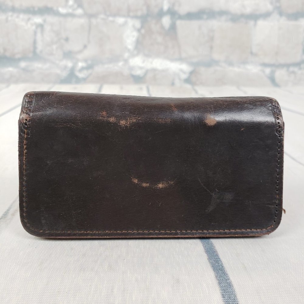 Victorian  Miniature Coin Purse Edinburgh Leather - Picture 6 of 10
